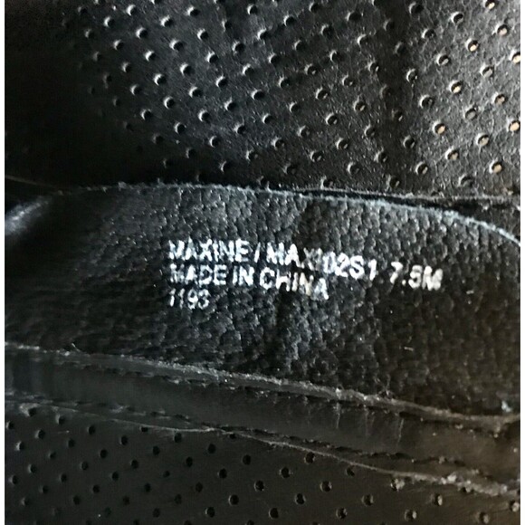 Steve Madden Maxine Black Perforated Suede Leather Open Toe Sandal Bootie 7.5 - Picture 9 of 13